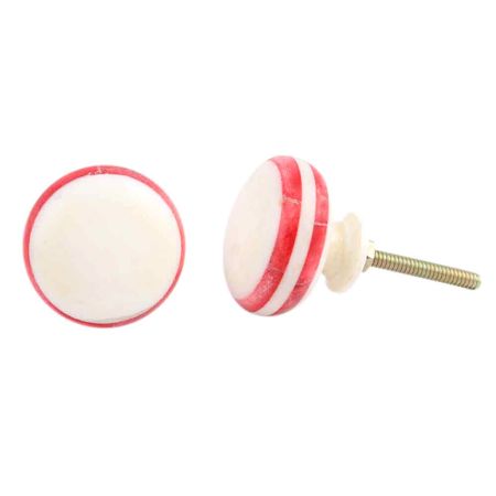 Red Bone Flat Knob